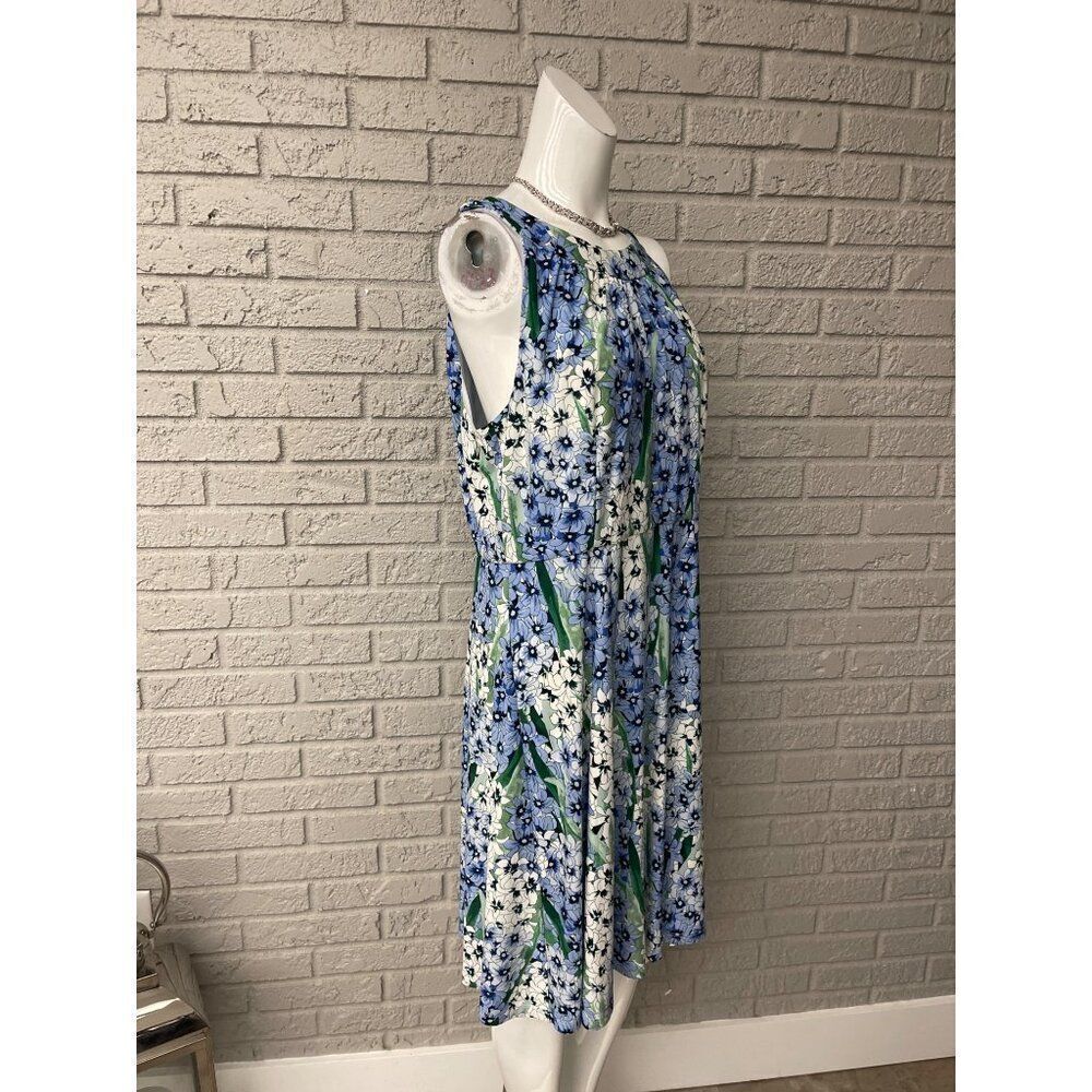 Tommy Hilfiger Women Sleeveless Floral Fit and Flare Dress Size 14 - Picture 3 of 8